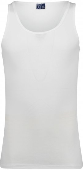 Adamo 320116 Fine Rib Undershirt White - Spodná bielizeň - Spodné Prádlo 2XL-8XL