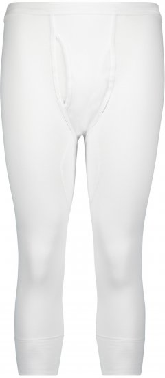 Adamo Royal Thermal Long Johns 3/4 Fine Ribbed White - Spodná bielizeň - Spodné Prádlo 2XL-8XL