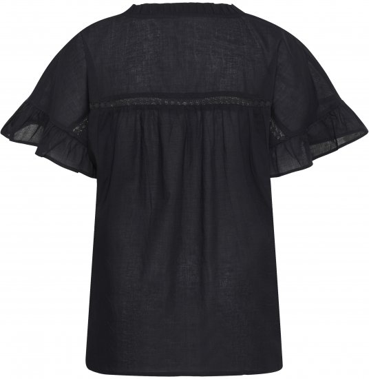 Kaffe Curve Valeria Top Black Deep - Tričká & topy - 