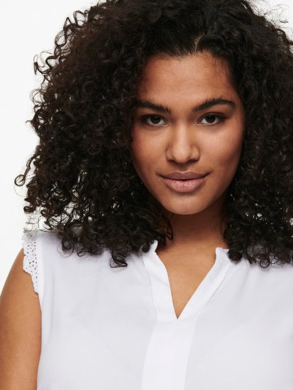 Only Carmakoma Mumi Top White - Topy - 
