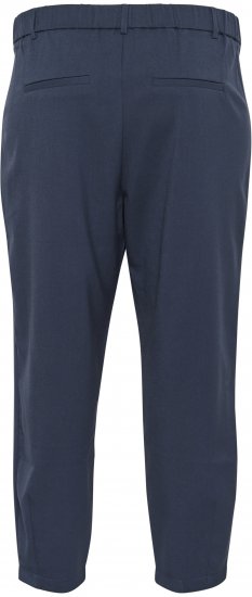 Kaffe Curve Merla Nohavice Polnočná námornícka - Džíny & Nohavice vo Veľkých Veľkostiach – Plus Size - 