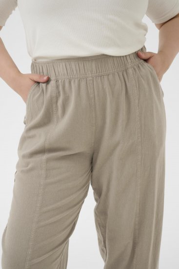 Kaffe Curve Nana Barrel Pants Brindle - Látkové nohavice - 