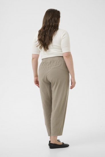 Kaffe Curve Nana Barrel Pants Brindle - Látkové nohavice - 
