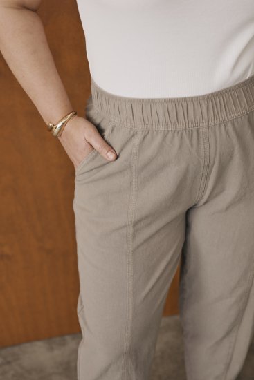 Kaffe Curve Nana Barrel Pants Brindle - Látkové nohavice - 