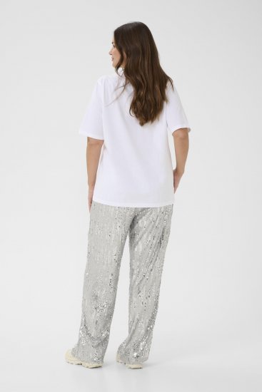 Kaffe Curve Chari T-Shirt Optical White - Tričká - 