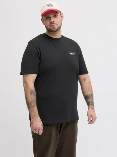 Jack & Jones Archive Tričko Čierne - Tričká - Nadrozmerné tričká - 2XL-14XL