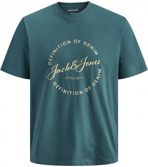 Jack & Jones Grayson Tričko Tyrkysová - Tričká - Nadrozmerné tričká - 2XL-14XL