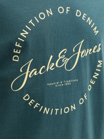 Jack & Jones Grayson Tričko Tyrkysová - Tričká - Nadrozmerné tričká - 2XL-14XL
