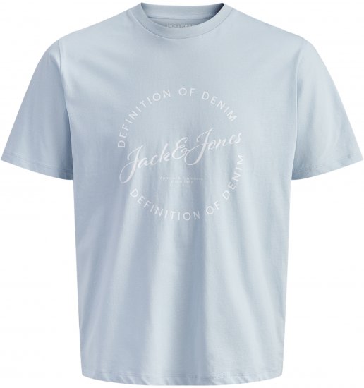 Jack & Jones Grayson Tričko Modrá - Tričká - Nadrozmerné tričká - 2XL-14XL