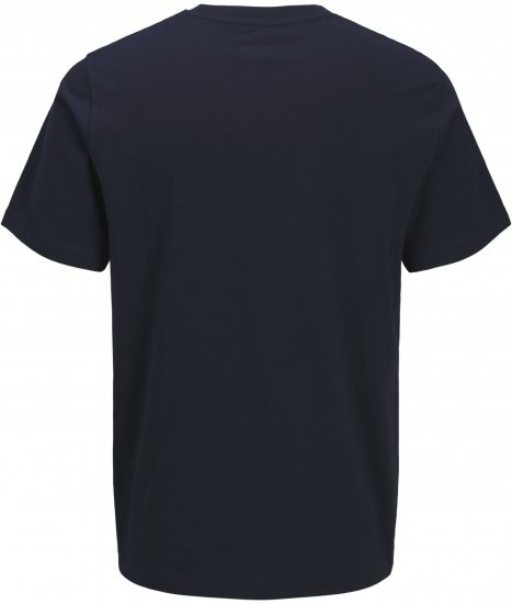 Jack & Jones King Crew Neck T-Shirt Navy - Tričká s potlačou - Tričká s potlačou - 2XL-8XL