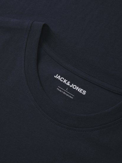 Jack & Jones King Crew Neck T-Shirt Navy - Tričká s potlačou - Tričká s potlačou - 2XL-8XL
