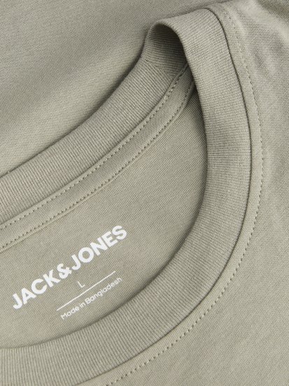 Jack & Jones King Crew Neck T-Shirt Grey - Tričká s potlačou - Tričká s potlačou - 2XL-8XL