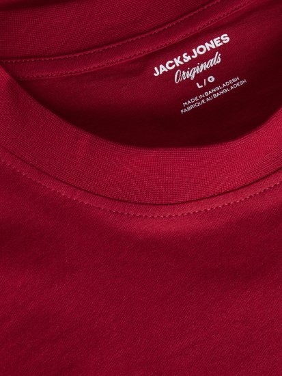 Jack & Jones Catskills Tričko Červené - Tričká - Nadrozmerné tričká - 2XL-14XL