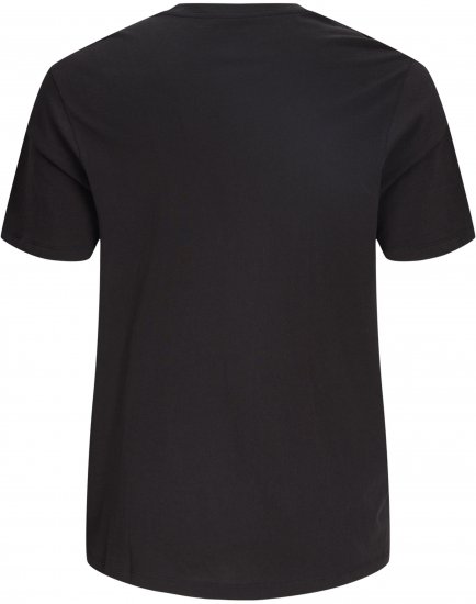 Jack & Jones Blaneo Short Sleeve T-shirt Black - Jack & Jones Plus Size - Jack & Jones Plus Size