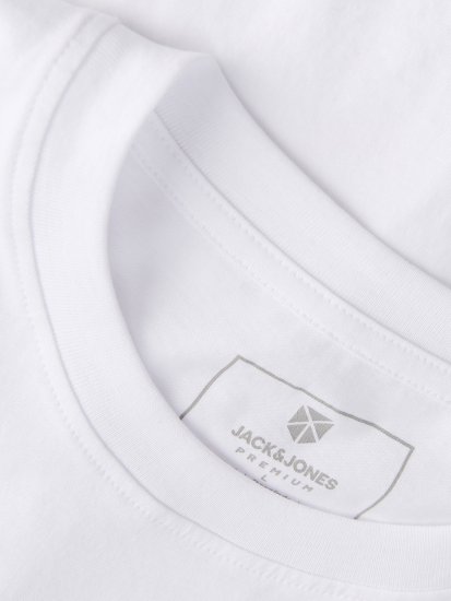 Jack & Jones Blaneo Short Sleeve T-Shirt White - Tričká - Nadrozmerné tričká - 2XL-14XL