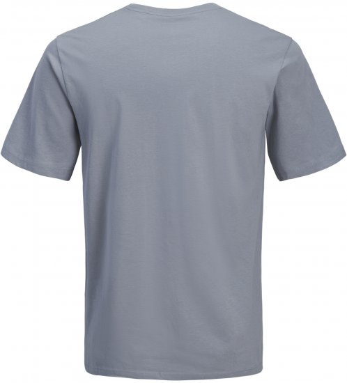 Jack & Jones Catskills Worldwide Tričko Modré - Tričká - Nadrozmerné tričká - 2XL-14XL