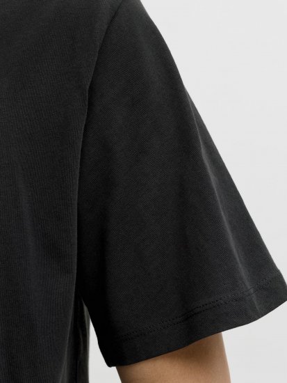 Jack & Jones Catskills Worldwide Tričko Čierne - Tričká - Nadrozmerné tričká - 2XL-14XL