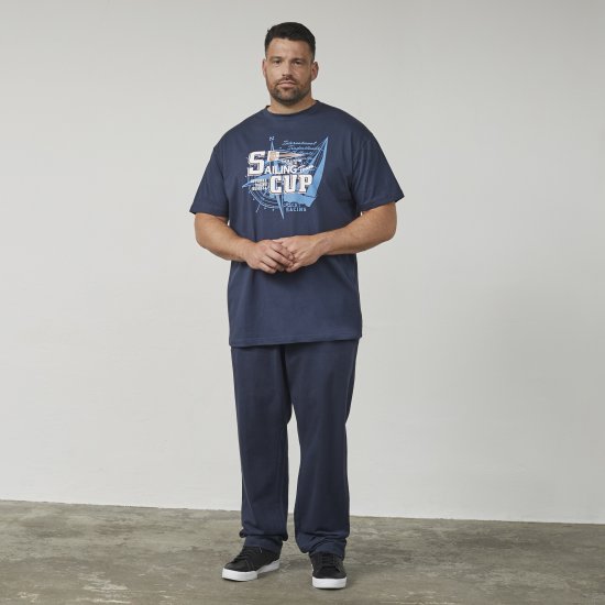 North Latitude 61119 Tričko S Potlačou Námornícka Modrá - Tričká - Nadrozmerné tričká - 2XL-14XL