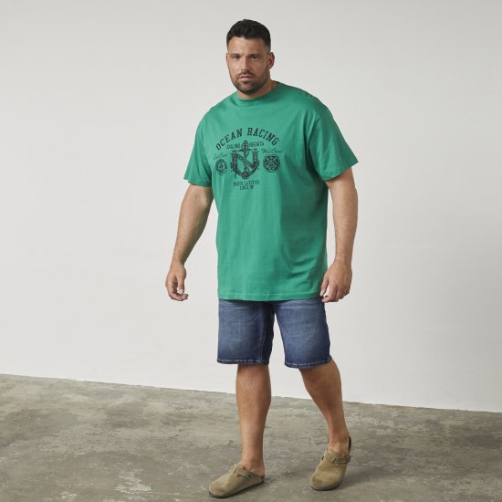 North Latitude 61121 Tričko S Potlačou Zelená - Tričká - Nadrozmerné tričká - 2XL-14XL