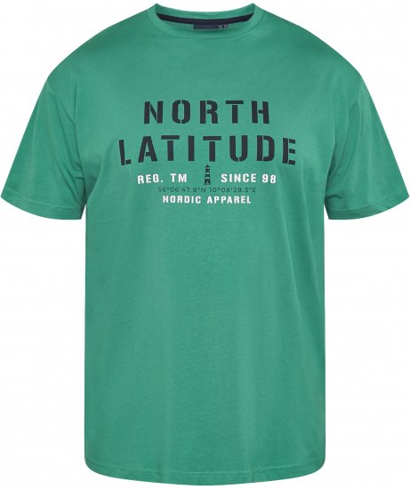 North Latitude 61135 Tričko S Potlačou Zelená - Tričká - Nadrozmerné tričká - 2XL-14XL