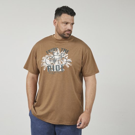 North Latitude 61315 Tričko S Potlačou Camel - Tričká - Nadrozmerné tričká - 2XL-14XL