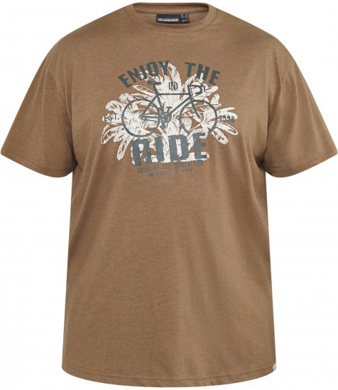 North Latitude 61315 Tričko S Potlačou Camel - Tričká - Nadrozmerné tričká - 2XL-14XL