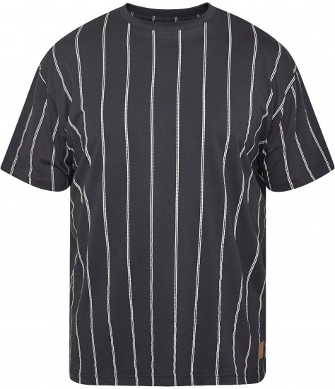 North Latitude 61319 Pruhované Tričko Čierna - Tričká - Nadrozmerné tričká - 2XL-14XL