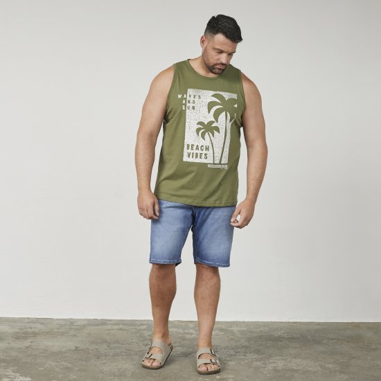 North Latitude 61321 Tielko Olivovo Zelená - Tričká - Nadrozmerné tričká - 2XL-14XL