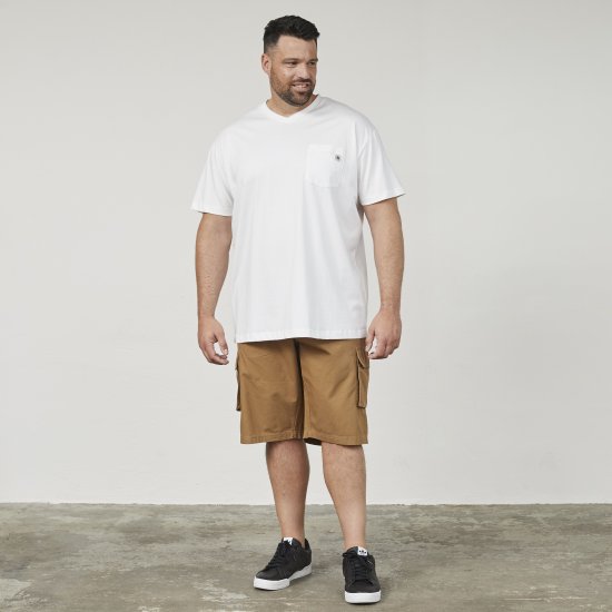 North Latitude 61322 Tričko S Výstrihom Do V Biela - Tričká - Nadrozmerné tričká - 2XL-14XL