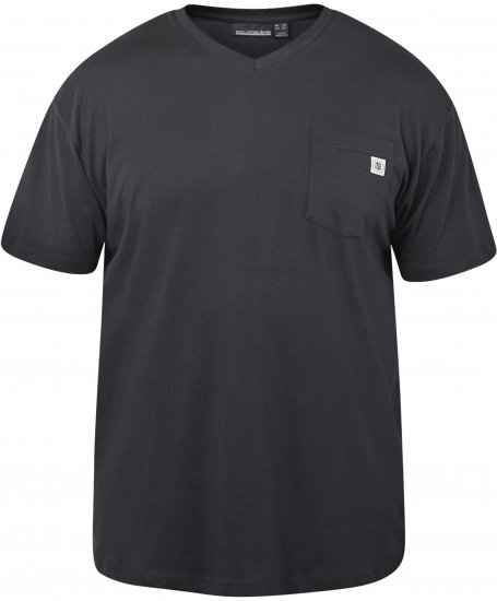 North Latitude 61322 Tričko S Výstrihom Do V Čierna - Tričká - Nadrozmerné tričká - 2XL-14XL