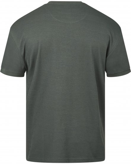 North Latitude 61324 Štruktúrované Tričko Tmavo Prašne Zelená - Tričká - Nadrozmerné tričká - 2XL-14XL