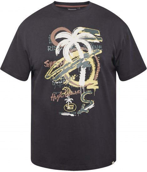 North Latitude 61360 Tričko S Potlačou Čierna - Tričká - Nadrozmerné tričká - 2XL-14XL