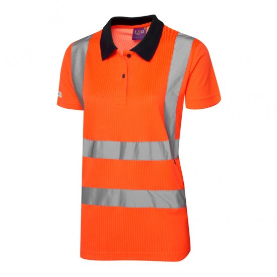Leo Lana EcoViz Comfort Women's Polo Shirt Orange - Pracovné Odevy - 