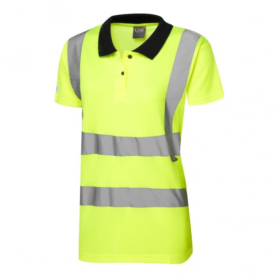 Leo Lana EcoViz Comfort Women's Polo Shirt Yellow - Pracovné Odevy - 