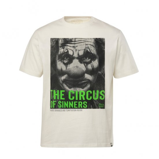 STHUGE T-Shirt Circus Of Sinners White - Tričká - Nadrozmerné tričká - 2XL-14XL