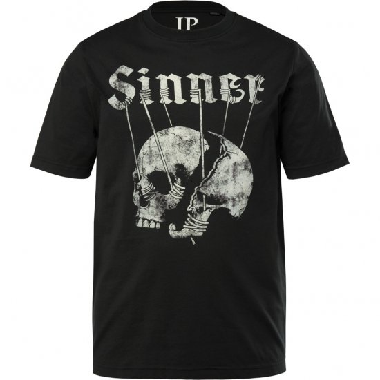JP1880 T-Shirt Sinner Black - Tričká - Nadrozmerné tričká - 2XL-14XL