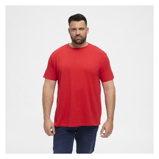 North Latitude T-Shirt O-Neck Red - Tričká - Nadrozmerné tričká - 2XL-14XL