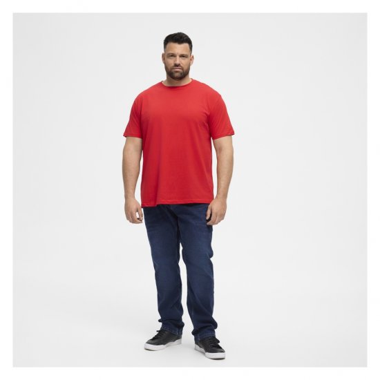 North Latitude T-Shirt O-Neck Red - Tričká - Nadrozmerné tričká - 2XL-14XL
