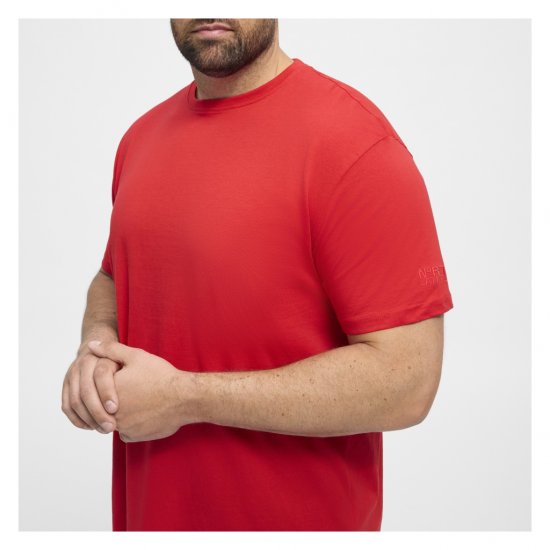 North Latitude T-Shirt O-Neck Red - Tričká - Nadrozmerné tričká - 2XL-14XL