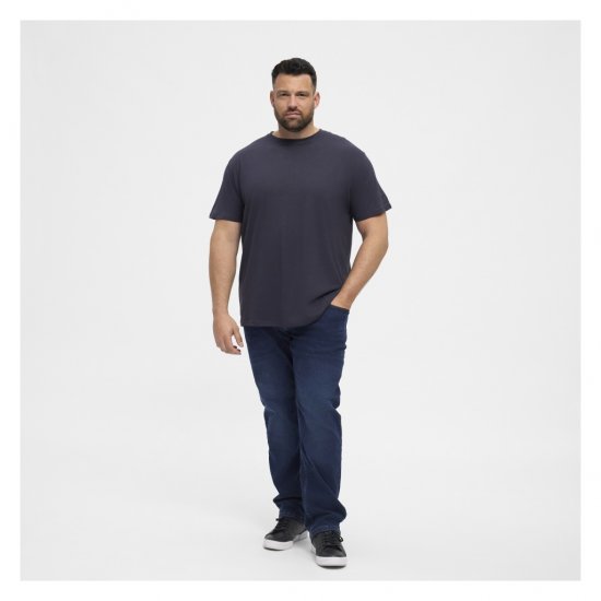 North Latitude T-Shirt O-Neck Navy Blue - Tričká - Nadrozmerné tričká - 2XL-14XL