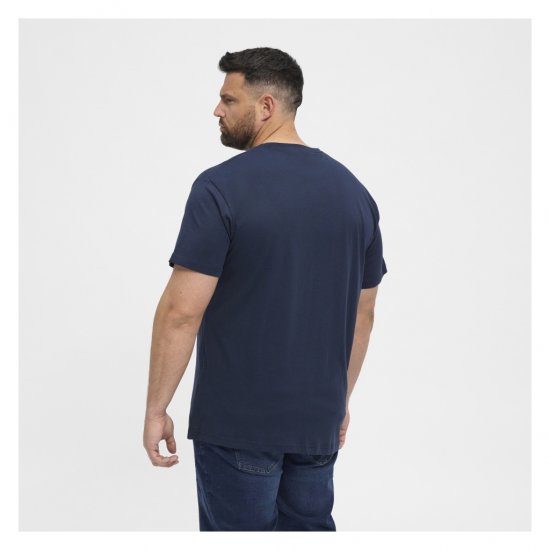 North Latitude Denim 2-Pack T-Shirt Navy Blue - Tričká - Nadrozmerné tričká - 2XL-14XL