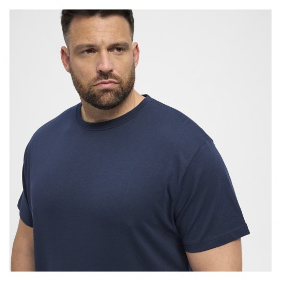 North Latitude Denim 2-Pack T-Shirt Navy Blue - Tričká - Nadrozmerné tričká - 2XL-14XL