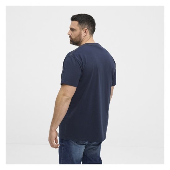 North Latitude Logo T-Shirt Navy - Tričká - Nadrozmerné tričká - 2XL-14XL