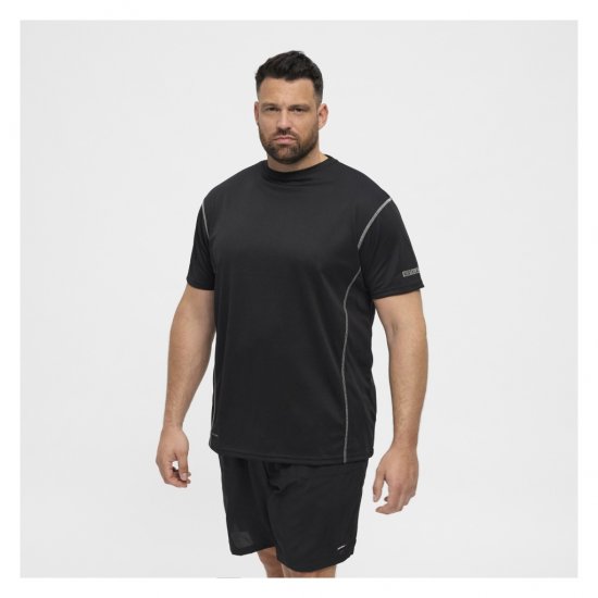 North Latitude Sport Tech T-Shirt Black - Tričká - Nadrozmerné tričká - 2XL-14XL