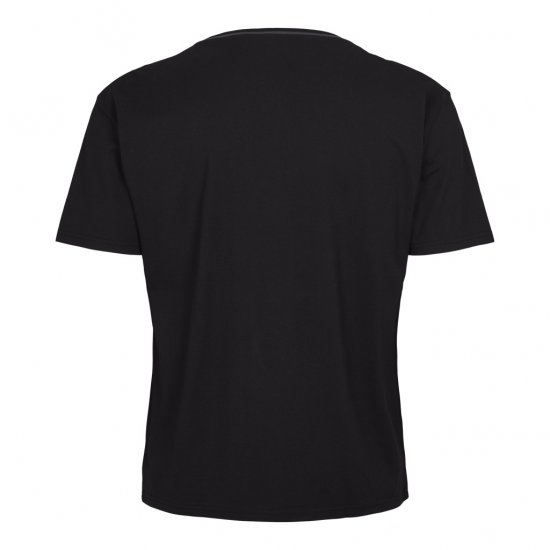 North Latitude Pyjama T-Shirt V-Neck Short Sleeve Black - Pyžamá a domáce oblečenie - Pyžamá a domáce oblečenie 2XL-10XL
