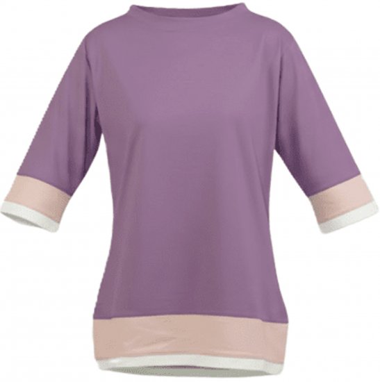 Nora Mikken ANNELI T-Shirt Purple - Tričká - 