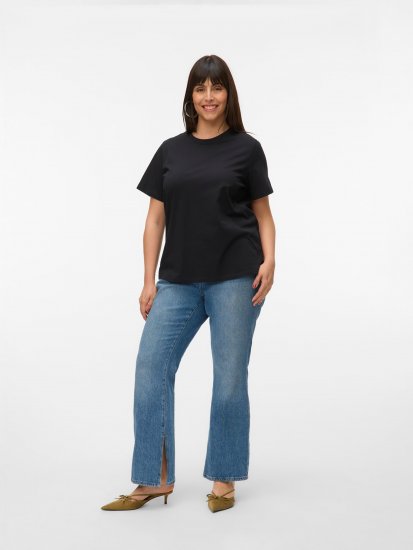 Vero Moda Paulina T-Shirt Black - Tričká - 