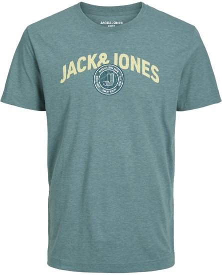 Jack & Jones Ounce Logo T-Shirt Grey - Tričká - Nadrozmerné tričká - 2XL-14XL
