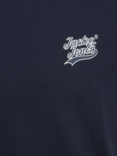 Jack & Jones Trevor T-Shirt Navy - Tričká - Nadrozmerné tričká - 2XL-14XL