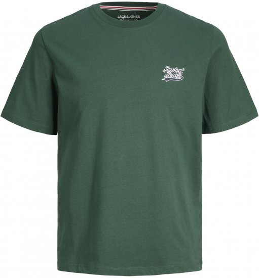 Jack & Jones Trevor T-Shirt Green - Tričká - Nadrozmerné tričká - 2XL-14XL